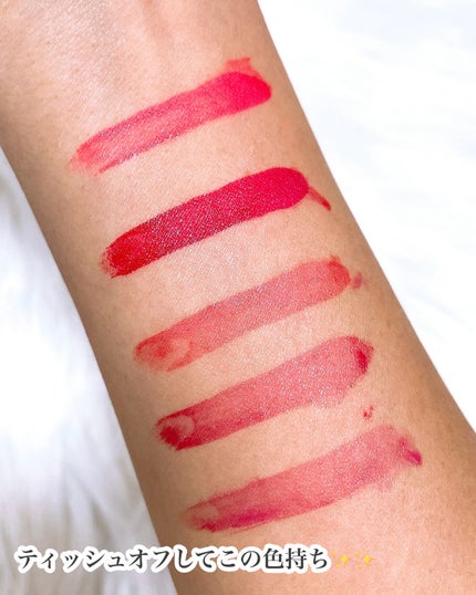 チークトーン リップ&チーク デュオバーム/TONYMOLY/口紅を使ったクチコミ(4枚目)