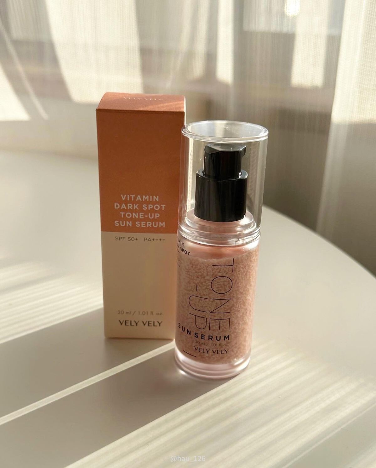 ビタミントーンアップサンセラム/VELY VELY/日焼け止めローションを使ったクチコミ（3枚目）