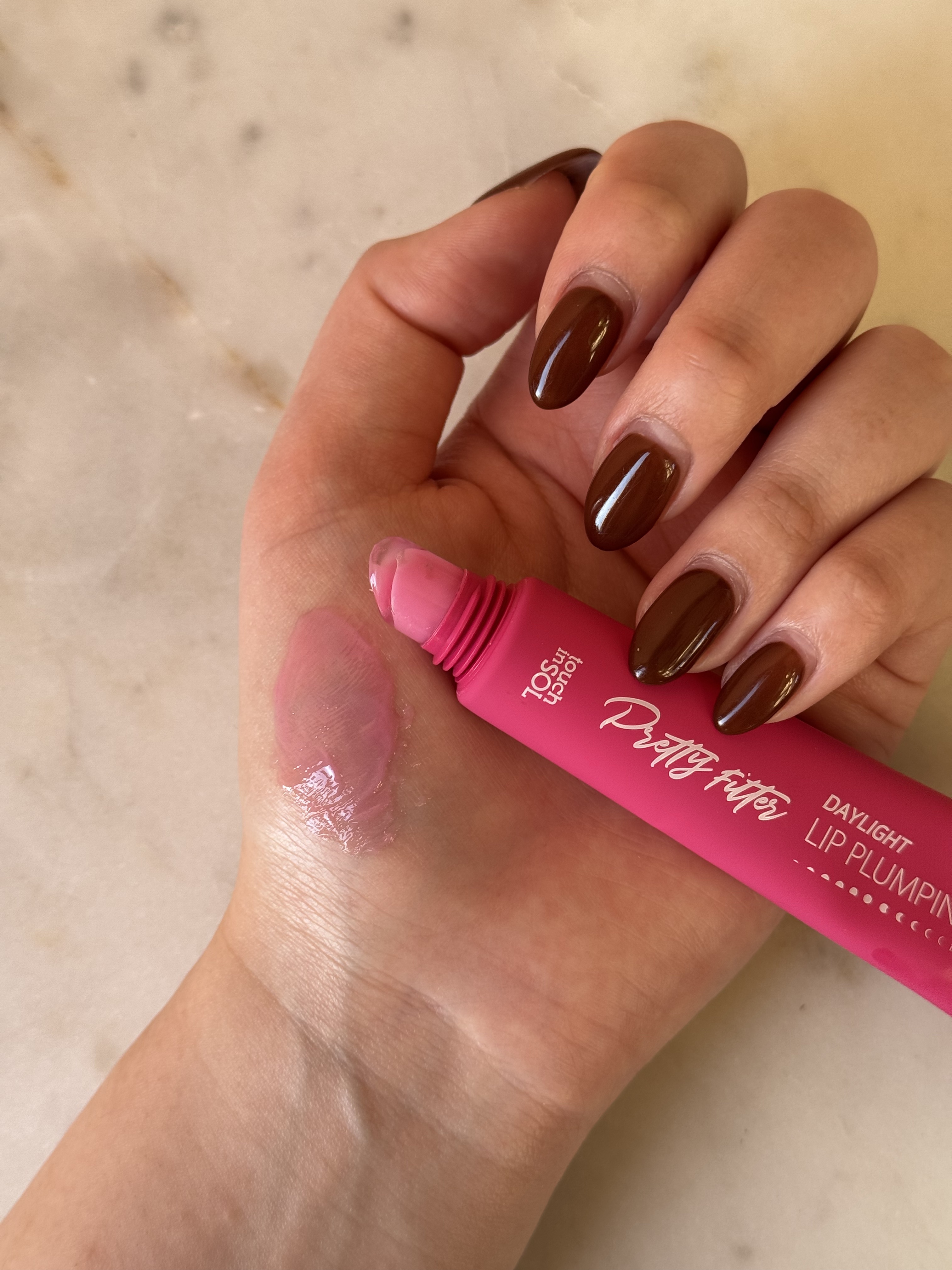 プリティーフィルターデイライトリッププランピングマスク/touch in SOL /リップマスクを使ったクチコミ（3枚目）