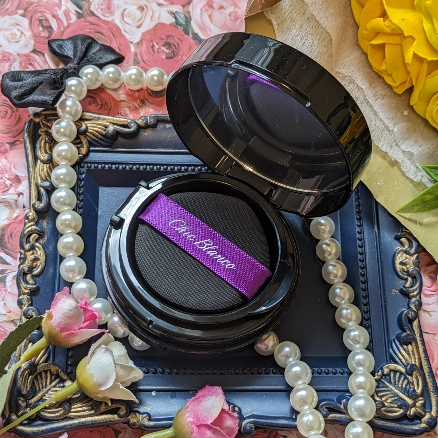 パーフェクトカバーオーロラバームクッション/Chic Blanco/その他ファンデーションを使ったクチコミ（2枚目）