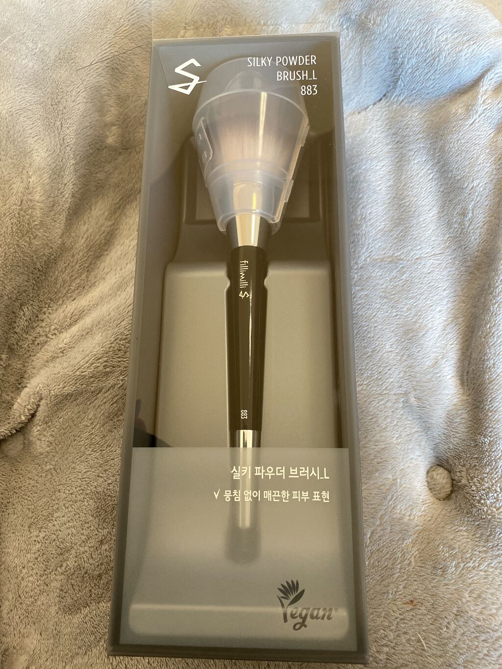 Sシルキーパウダーブラシ (L)883/fillimilli/メイクブラシを使ったクチコミ(1枚目)