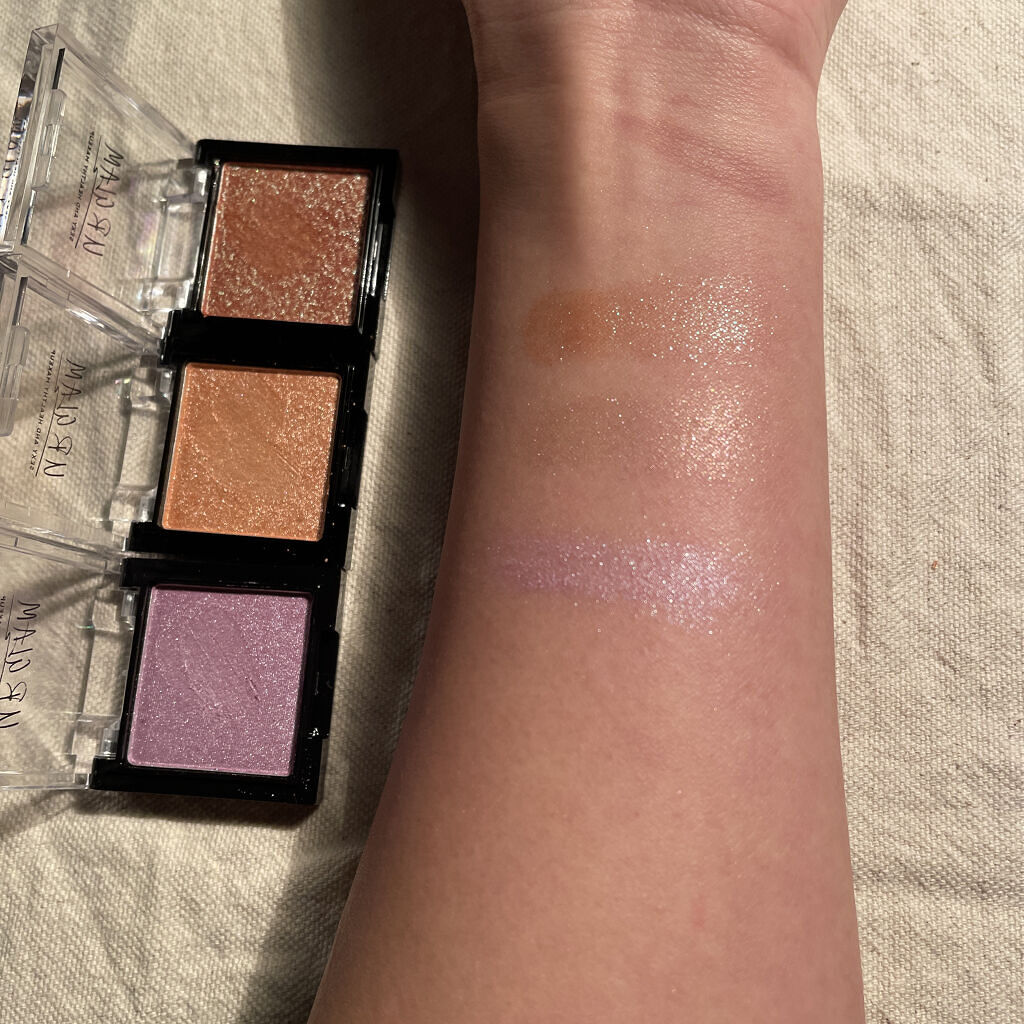 UR GLAM　POWDER EYESHADOW/U R GLAM/単色アイシャドウを使ったクチコミ（2枚目）