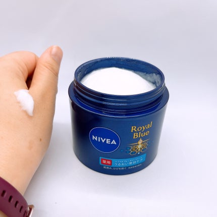 ニベア ロイヤルブルーボディクリーム うるおい密封ケア/ニベア/ボディクリームを使ったクチコミ(2枚目)
