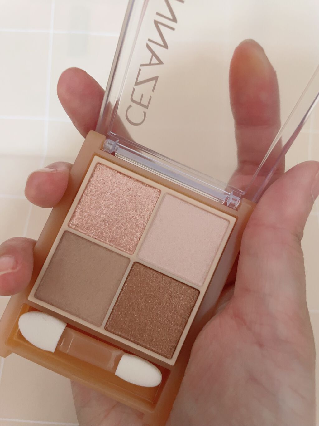 ベージュトーンアイシャドウ/CEZANNE/アイシャドウパレットを使ったクチコミ(2枚目)