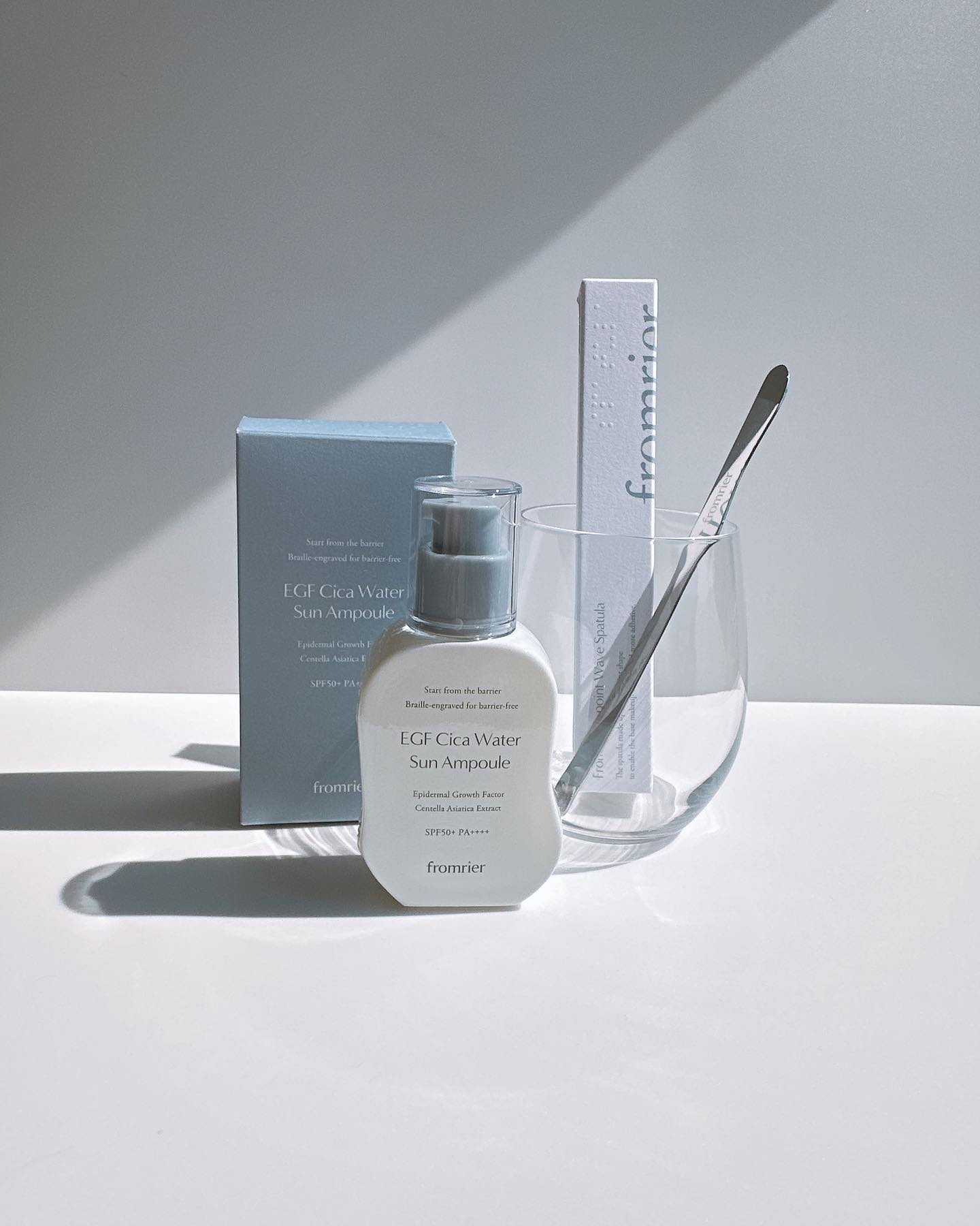 EGFシカウォーターサンアンプル/fromrier/日焼け止めローションを使ったクチコミ（1枚目）