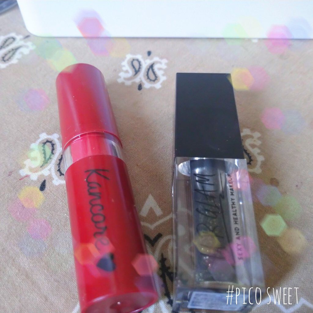 カンコレ マットリップスティック/DAISO/口紅を使ったクチコミ（1枚目）