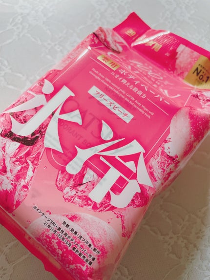 アイスデオドラント ボディペーパーN フリーズピーチ/ギャツビー/ボディシートを使ったクチコミ(1枚目)