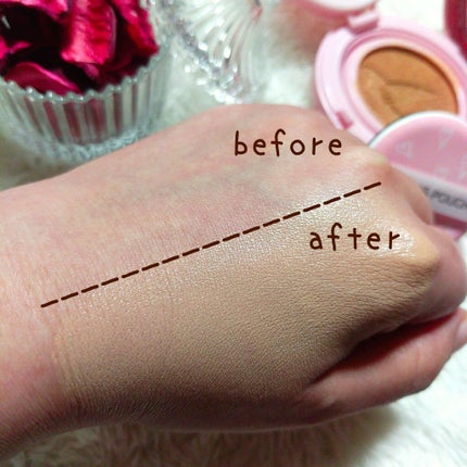 モイスチャーライズ カバー クッション/Witch's Pouch/クッションファンデーションを使ったクチコミ(4枚目)