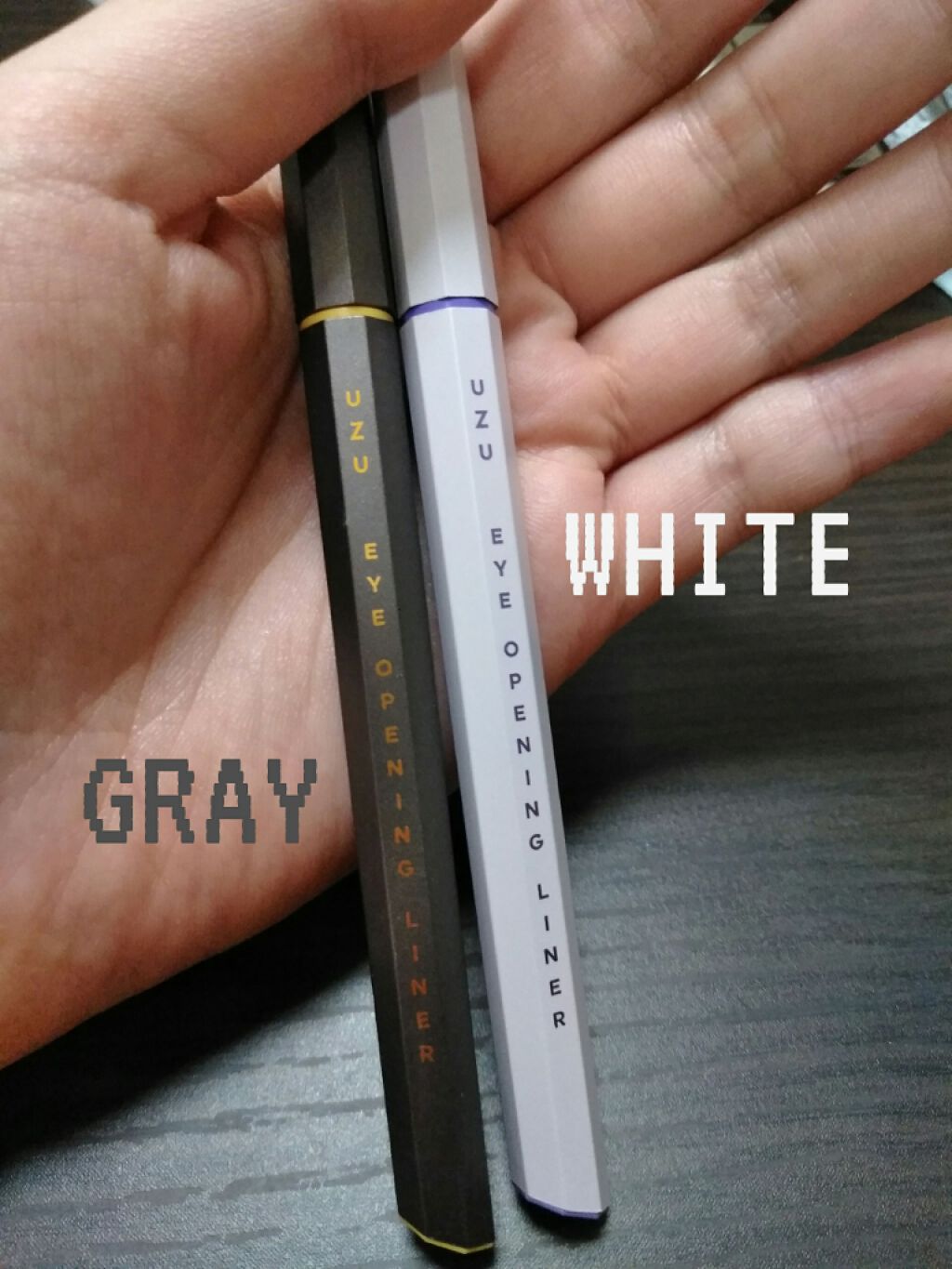 EYE OPENING LINER/UZU BY FLOWFUSHI/リキッドアイライナーを使ったクチコミ（2枚目）