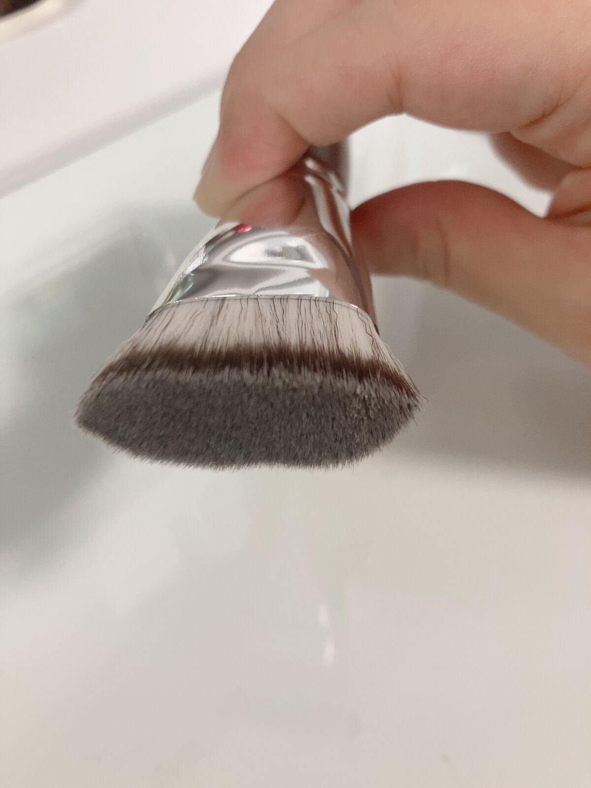 マルチファンデブラシ /ロージーローザ/メイクブラシを使ったクチコミ(4枚目)