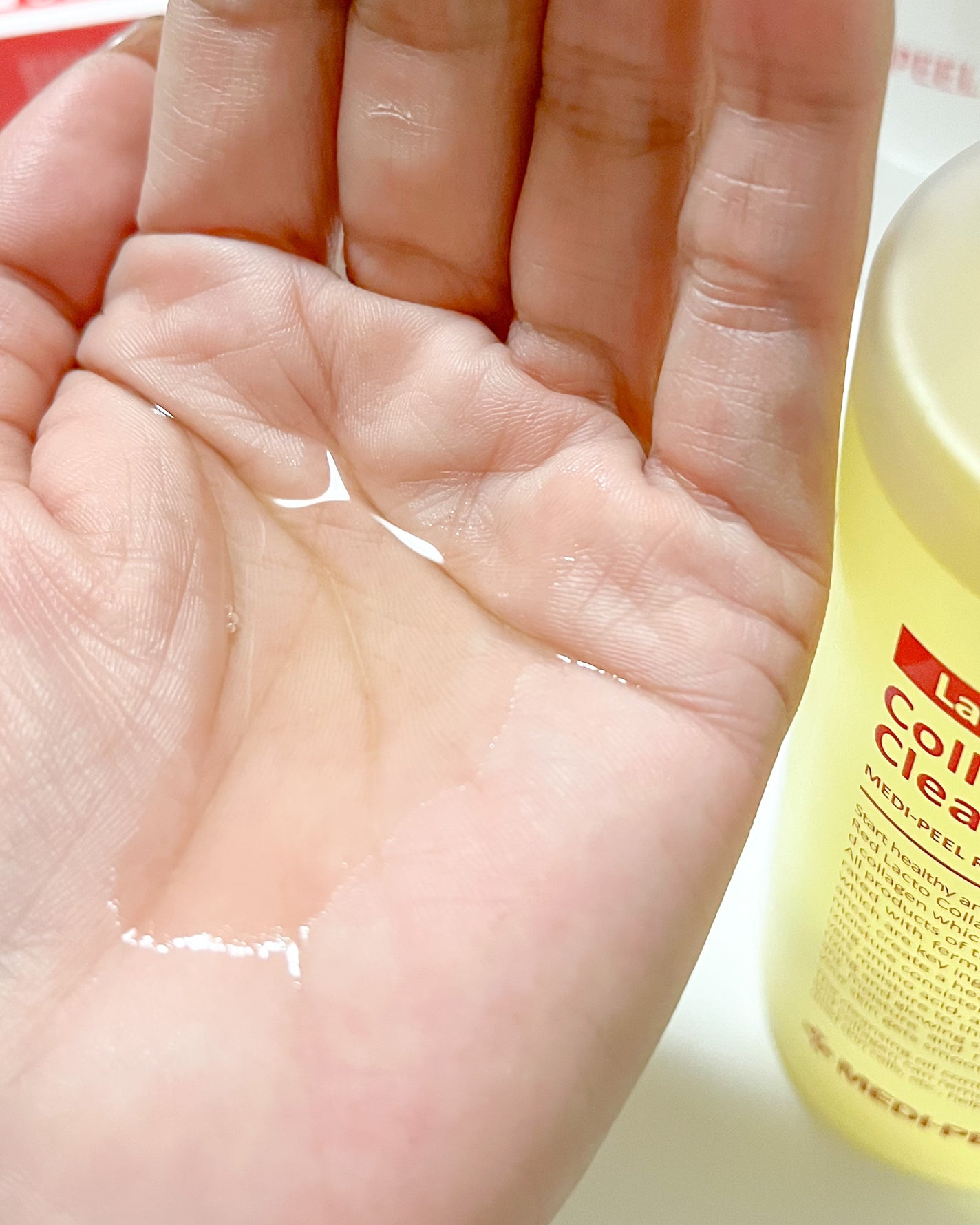 レッドラクトコラーゲンクレンジングオイル/MEDIPEEL/オイルクレンジングを使ったクチコミ(3枚目)