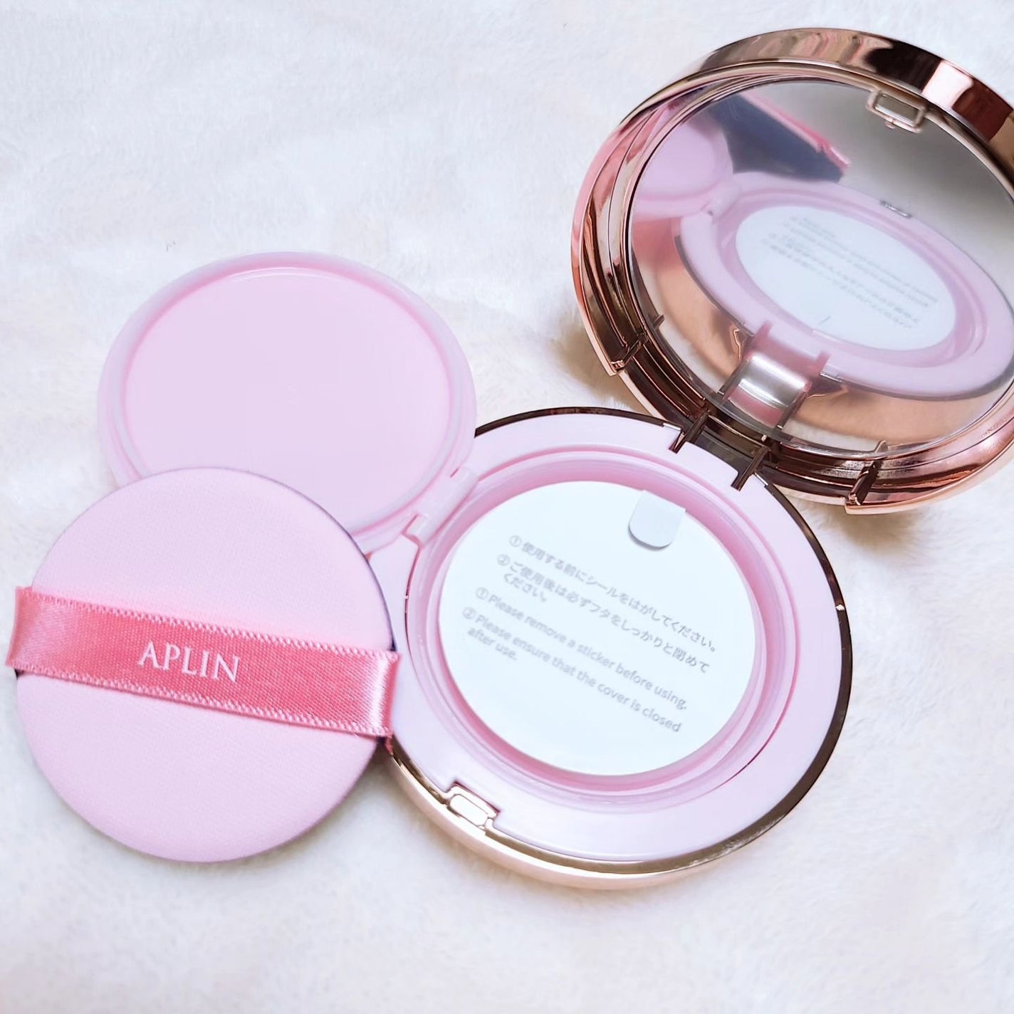 ピンクティーツリーカバークッション/APLIN/クッションファンデーションを使ったクチコミ(5枚目)