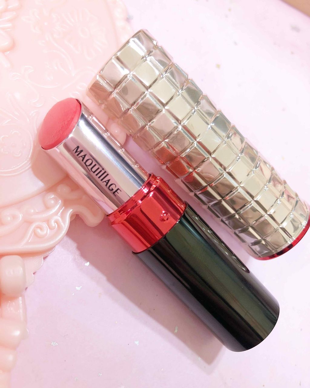 ドラマティックルージュ/マキアージュ/口紅を使ったクチコミ(1枚目)