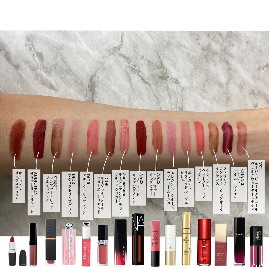 NARS アディクション DIOR mac まとめ売り あなたはどっち派?M・A・C・Dior・NARS・CLARINS・YVES SAINT