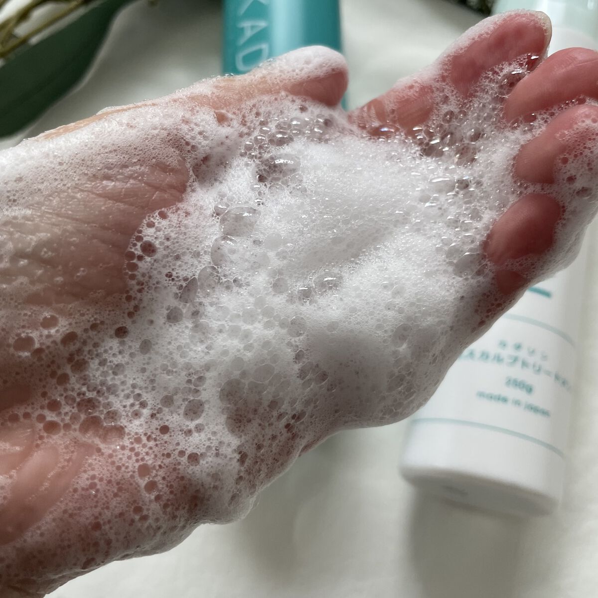 薬用スカルプシャンプー/トリートメント/KADASON (カダソン)/市販シャンプーを使ったクチコミ（2枚目）