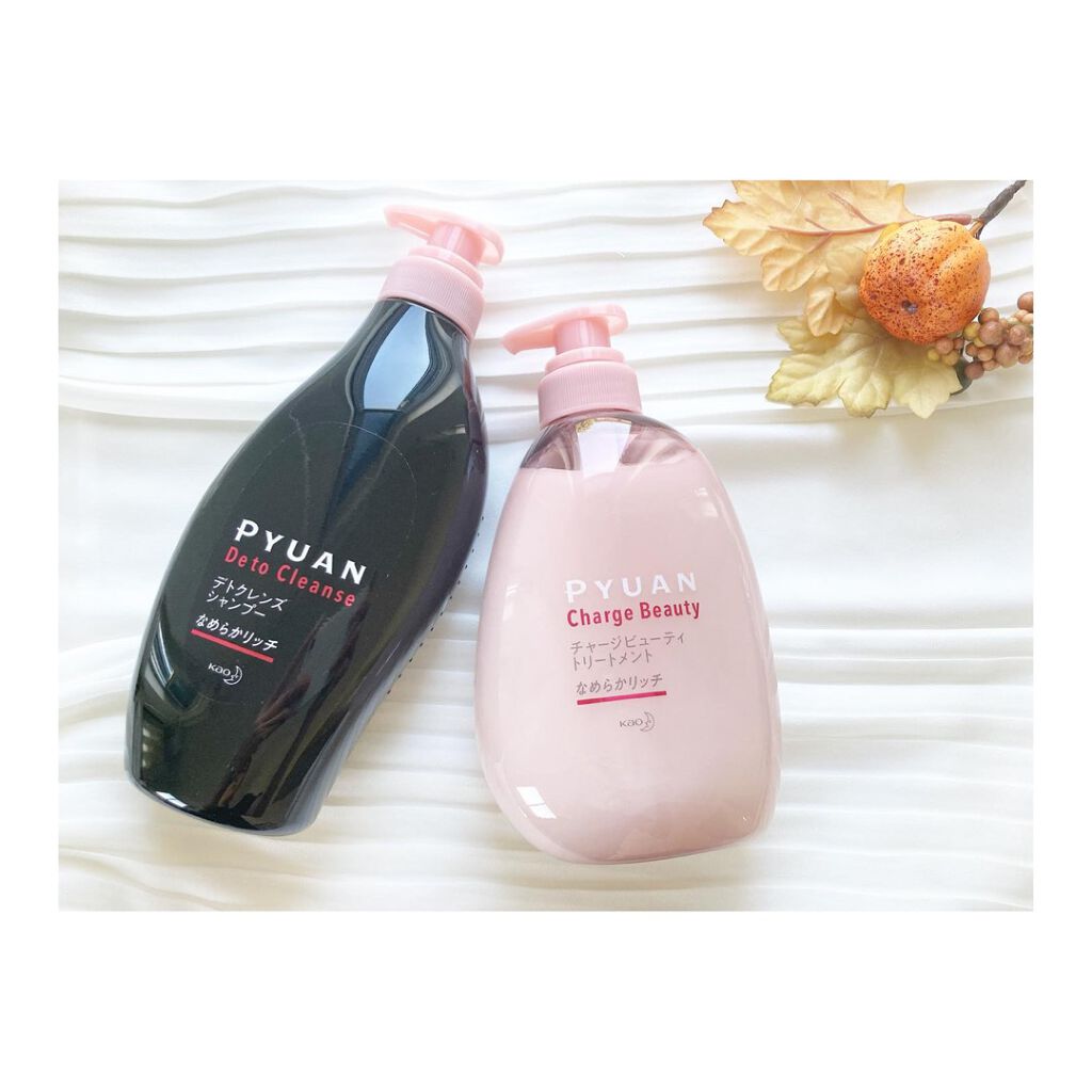 ピュアン デトクレンズシャンプー／チャージビューティトリートメント なめらかリッチ/ピュアン/シャンプー・コンディショナーを使ったクチコミ（1枚目）