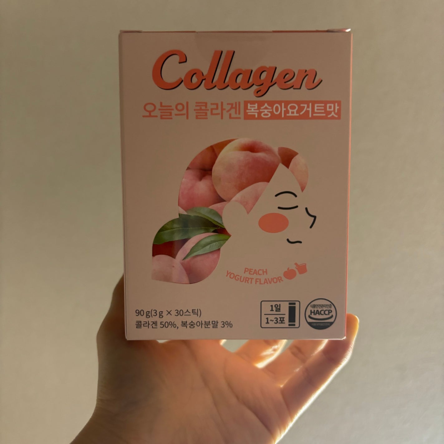 今日のコラーゲン 桃ヨーグルト/メディタミン/美容サプリメントを使ったクチコミ(1枚目)