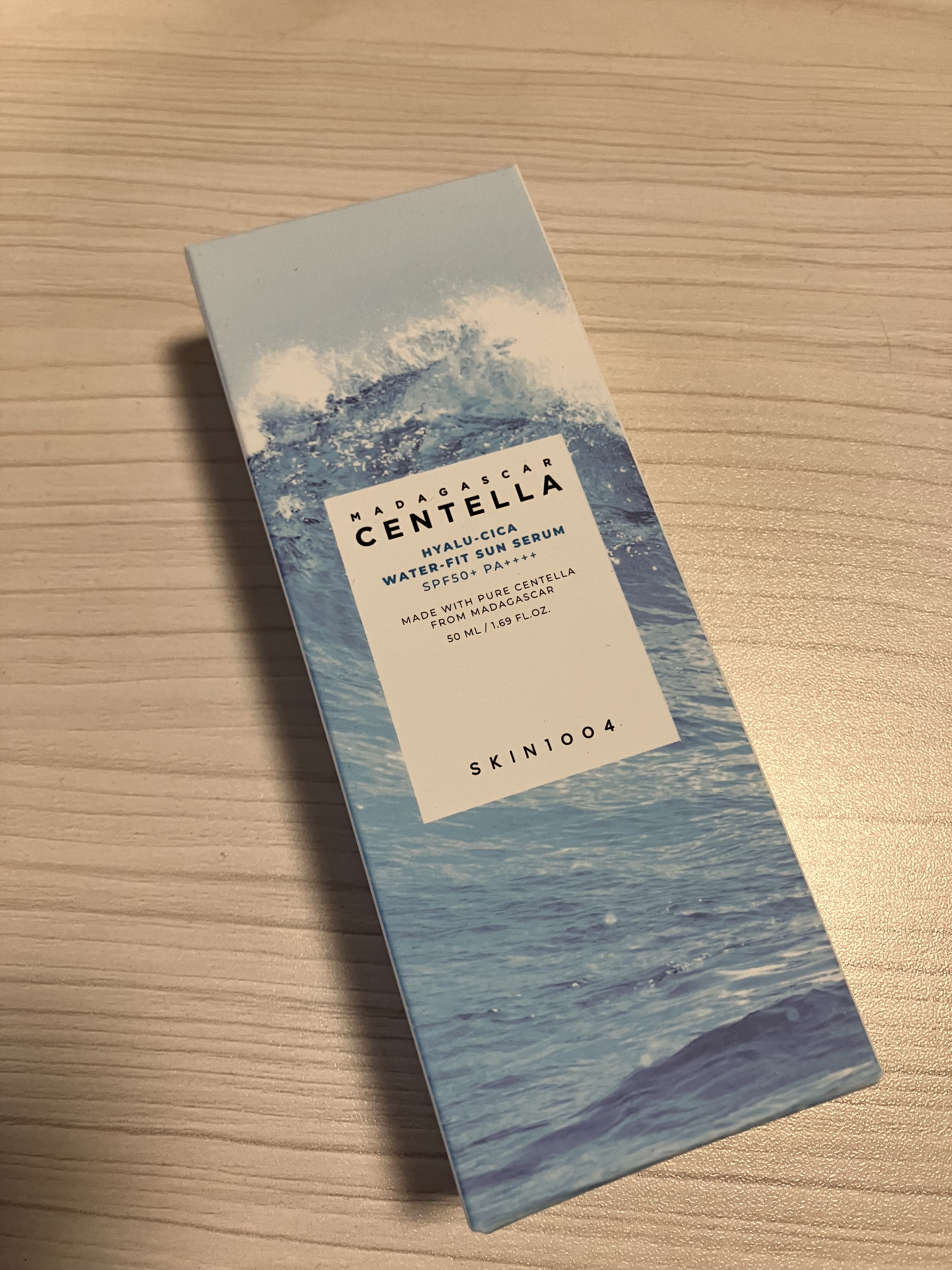 ヒアルーシカ ウォーターフィット サンセラム/SKIN1004/日焼け止めローションを使ったクチコミ（1枚目）