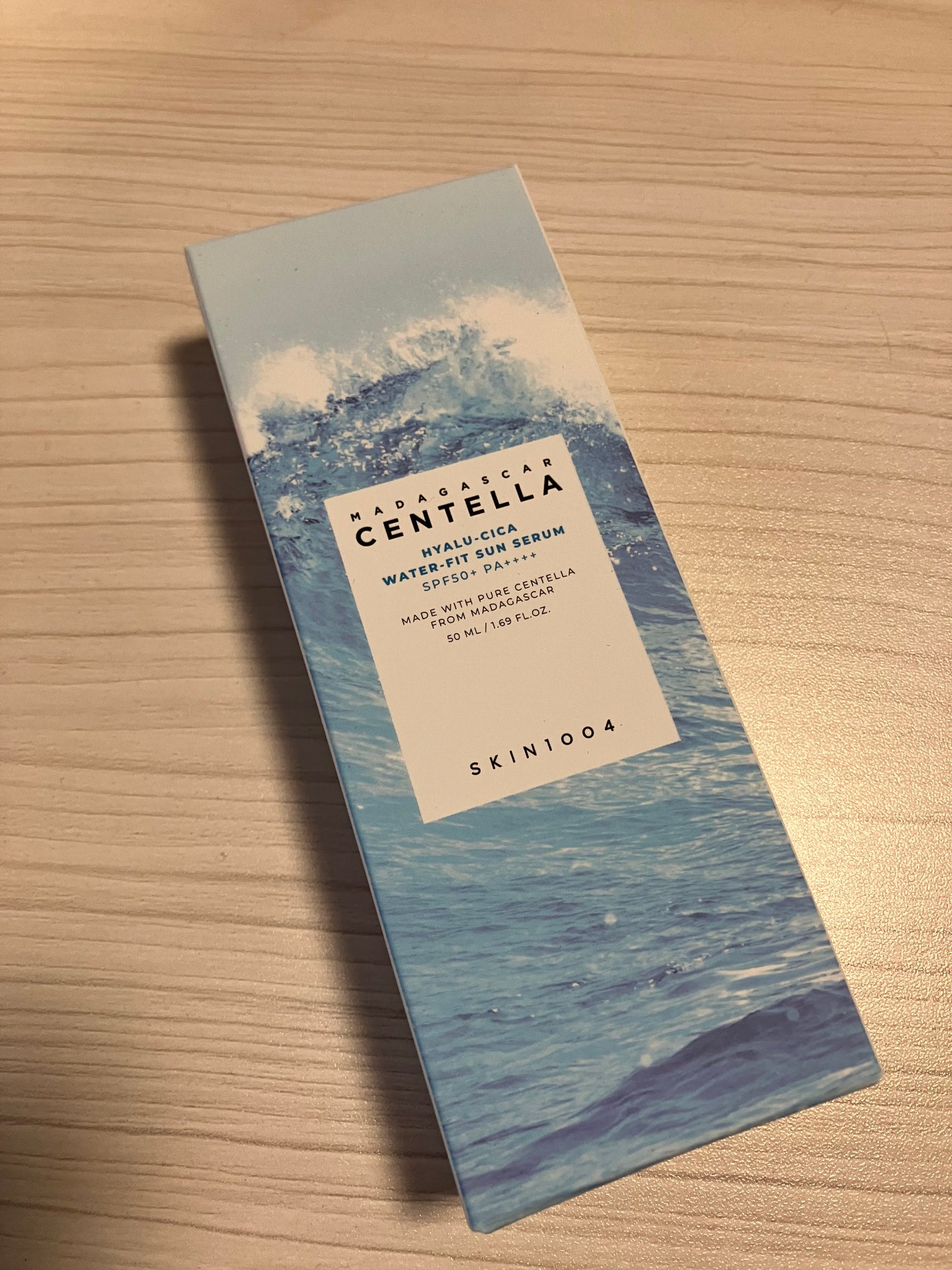 ヒアルーシカ ウォーターフィット サンセラム/SKIN1004/日焼け止めローションを使ったクチコミ(1枚目)