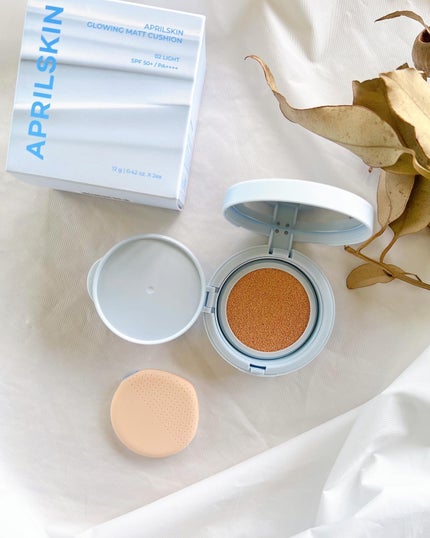 グロー マットクッション/APRILSKIN/クッションファンデーションを使ったクチコミ(1枚目)