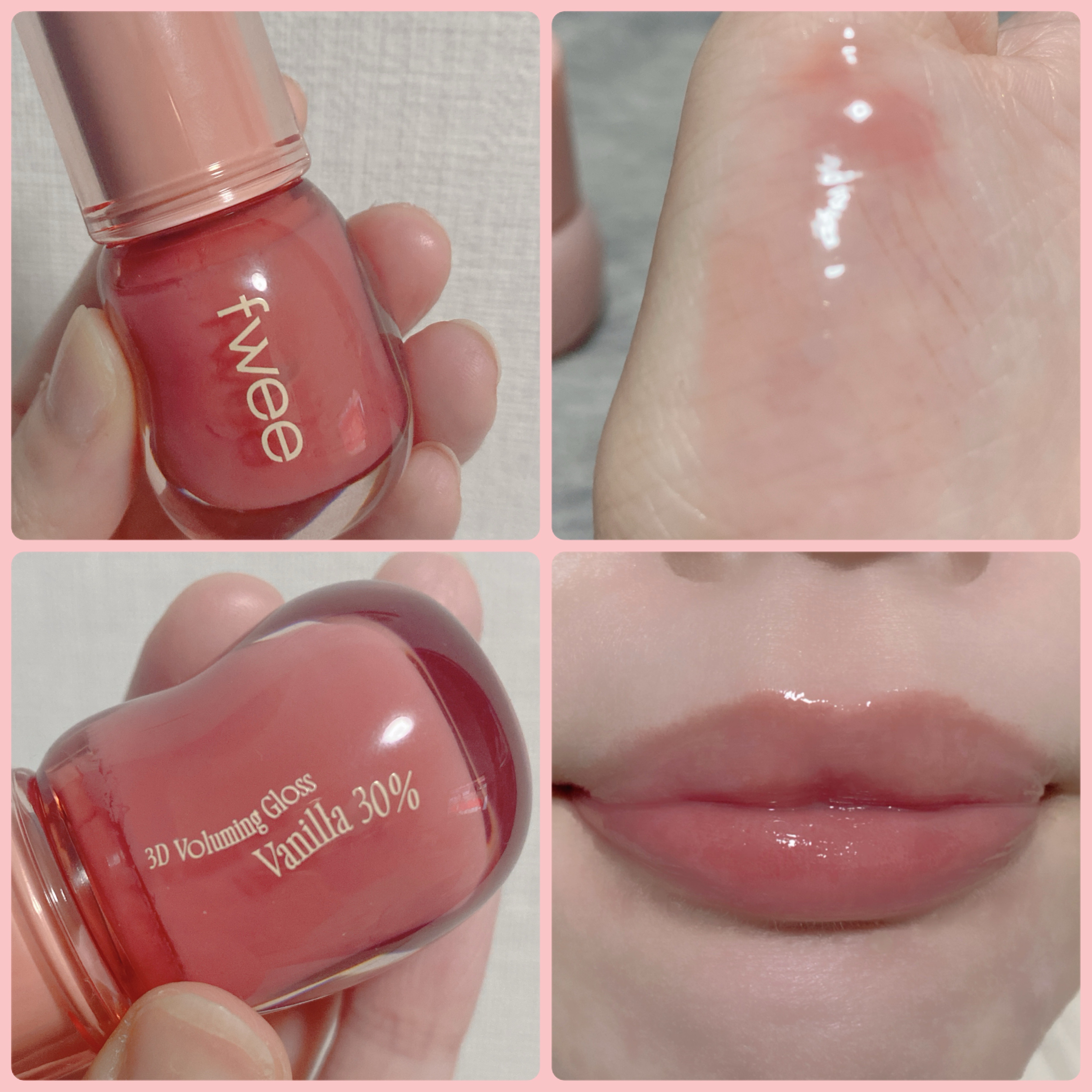 フィー 3Dボリューミンググロス/fwee/リップグロスを使ったクチコミ（3枚目）