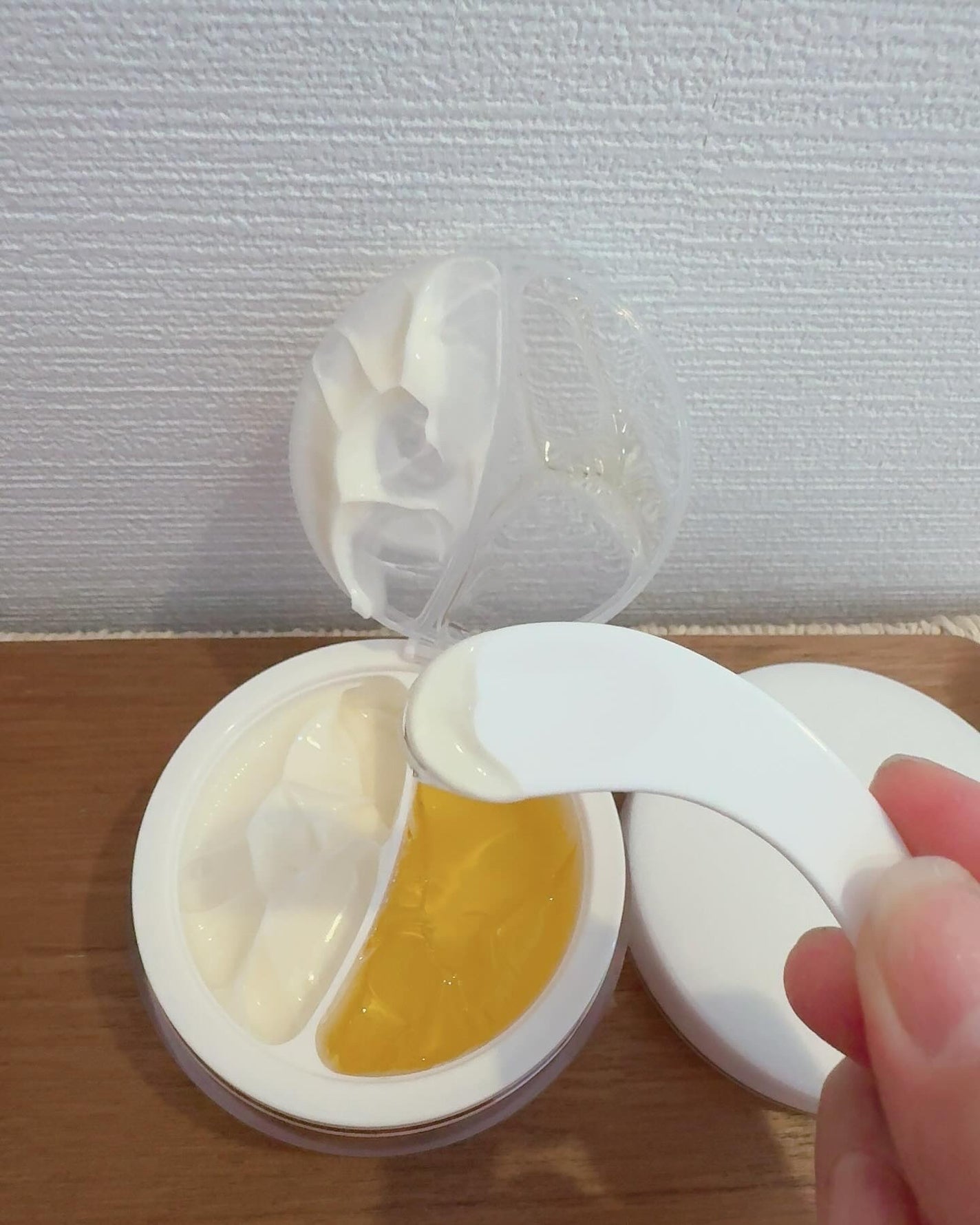 ホワイトトリュフダブルセラムアンドクリーム/ダルバ/フェイスクリームを使ったクチコミ(5枚目)