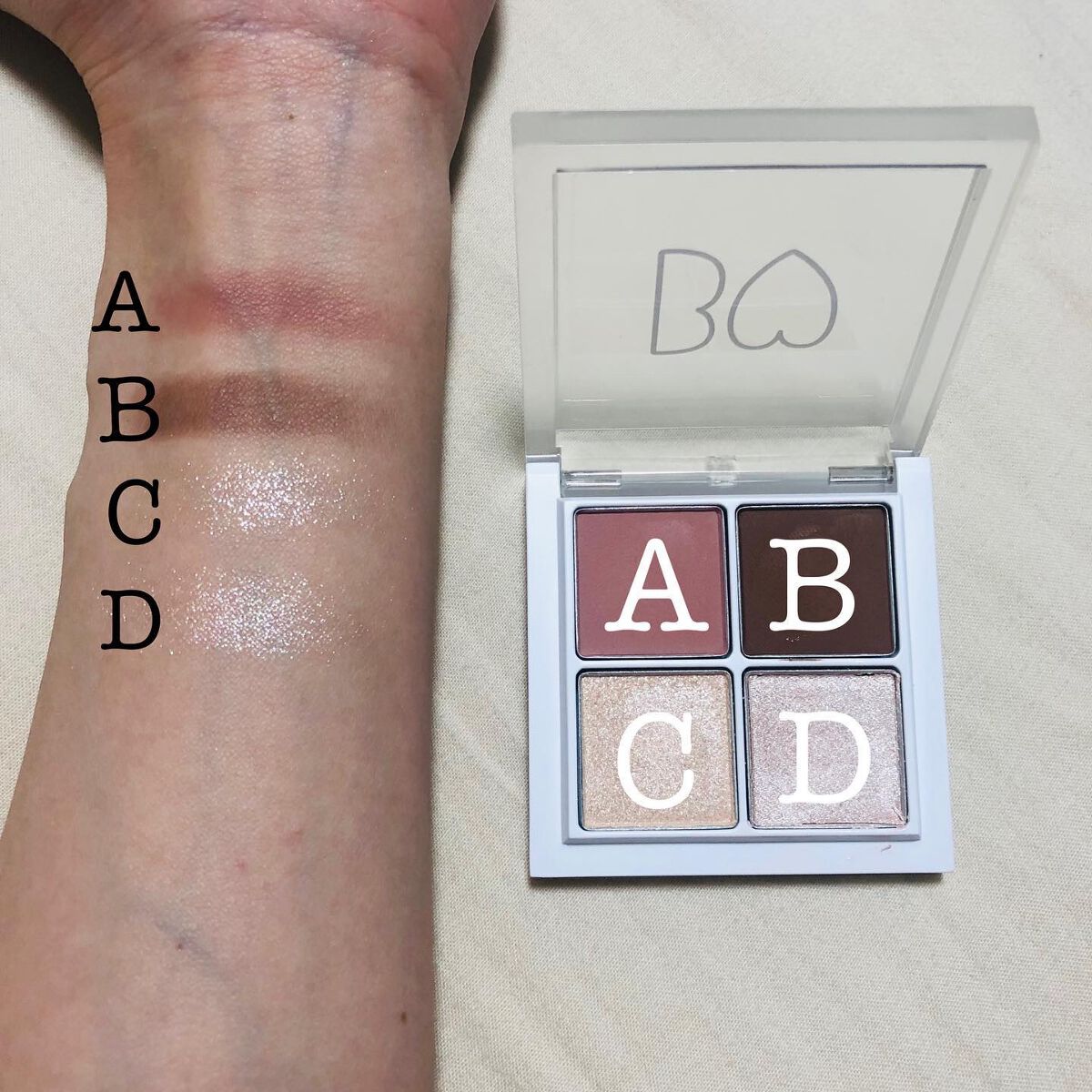 THE アイパレR/b idol/アイシャドウパレットを使ったクチコミ(2枚目)