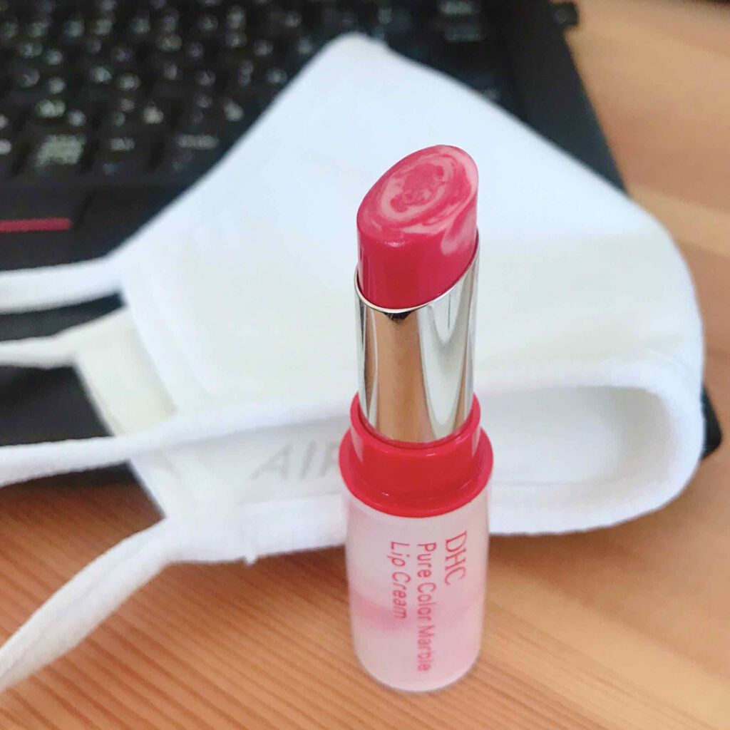 ピュアカラー マーブル リップクリーム/DHC/リップクリームを使ったクチコミ(1枚目)