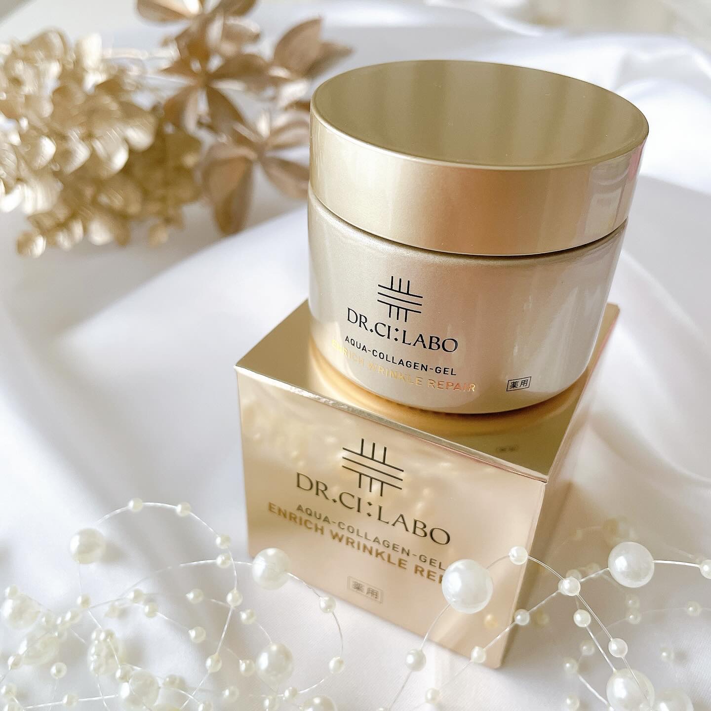 薬用アクアコラーゲンゲル エンリッチリンクルリペア/ドクターシーラボⓇ/フェイスクリームを使ったクチコミ（1枚目）