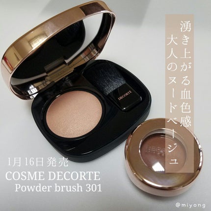 パウダー ブラッシュ/DECORTÉ/パウダーチークを使ったクチコミ(1枚目)