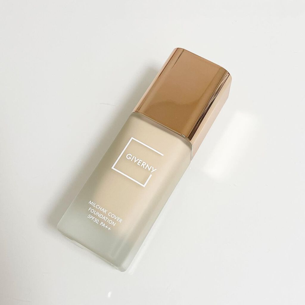 密着カバーファンデーション/GIVERNY/リキッドファンデーションを使ったクチコミ（1枚目）