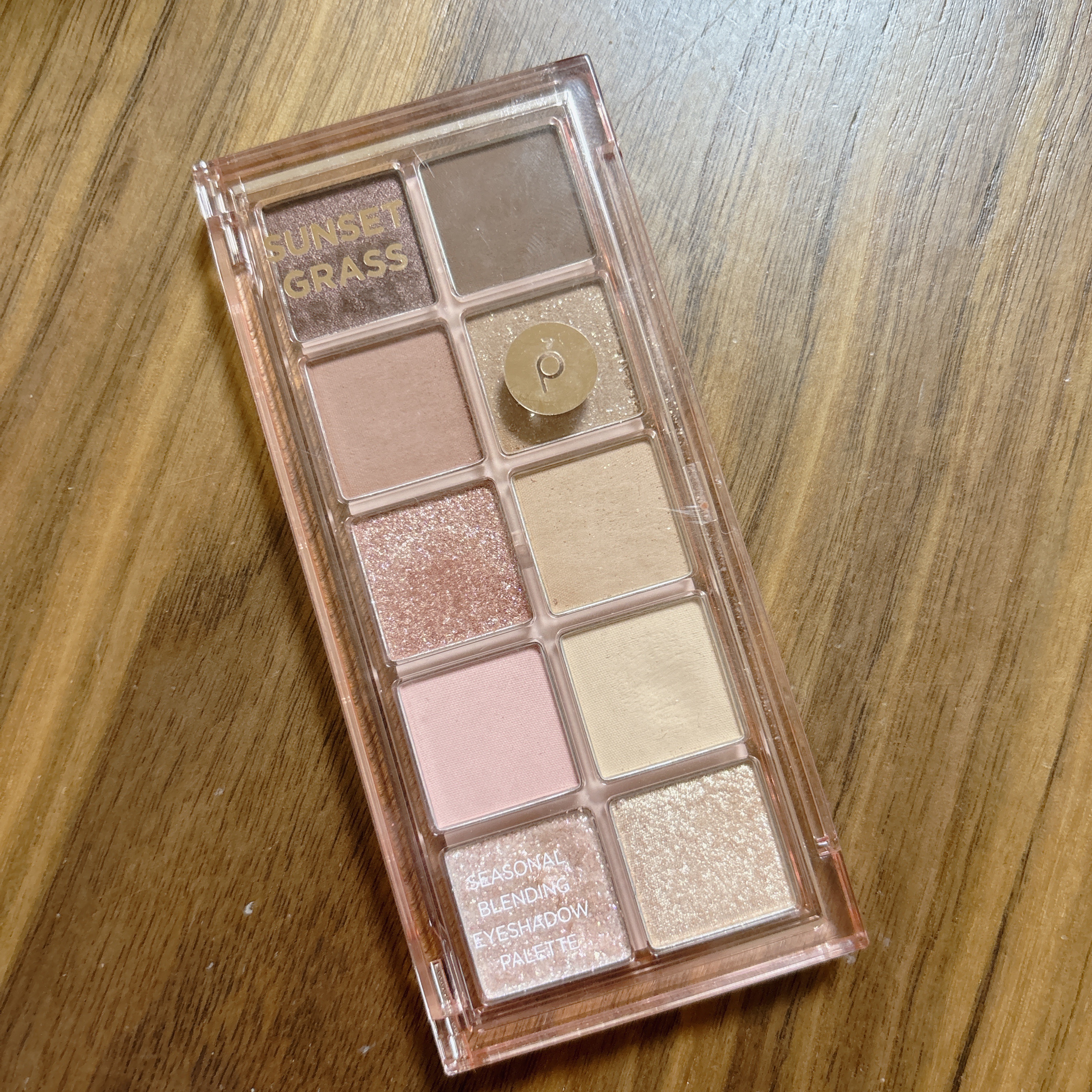 シーズナルブレンディングアイシャドウパレット 01 Sunset Grass/Peach C/アイシャドウパレットを使ったクチコミ（1枚目）