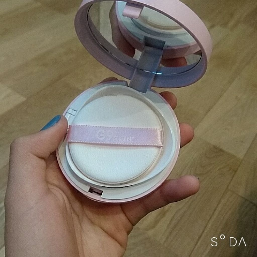 WHITE CREAMY CUSHION(ウユファンデ)/G9SKIN/化粧下地を使ったクチコミ（2枚目）