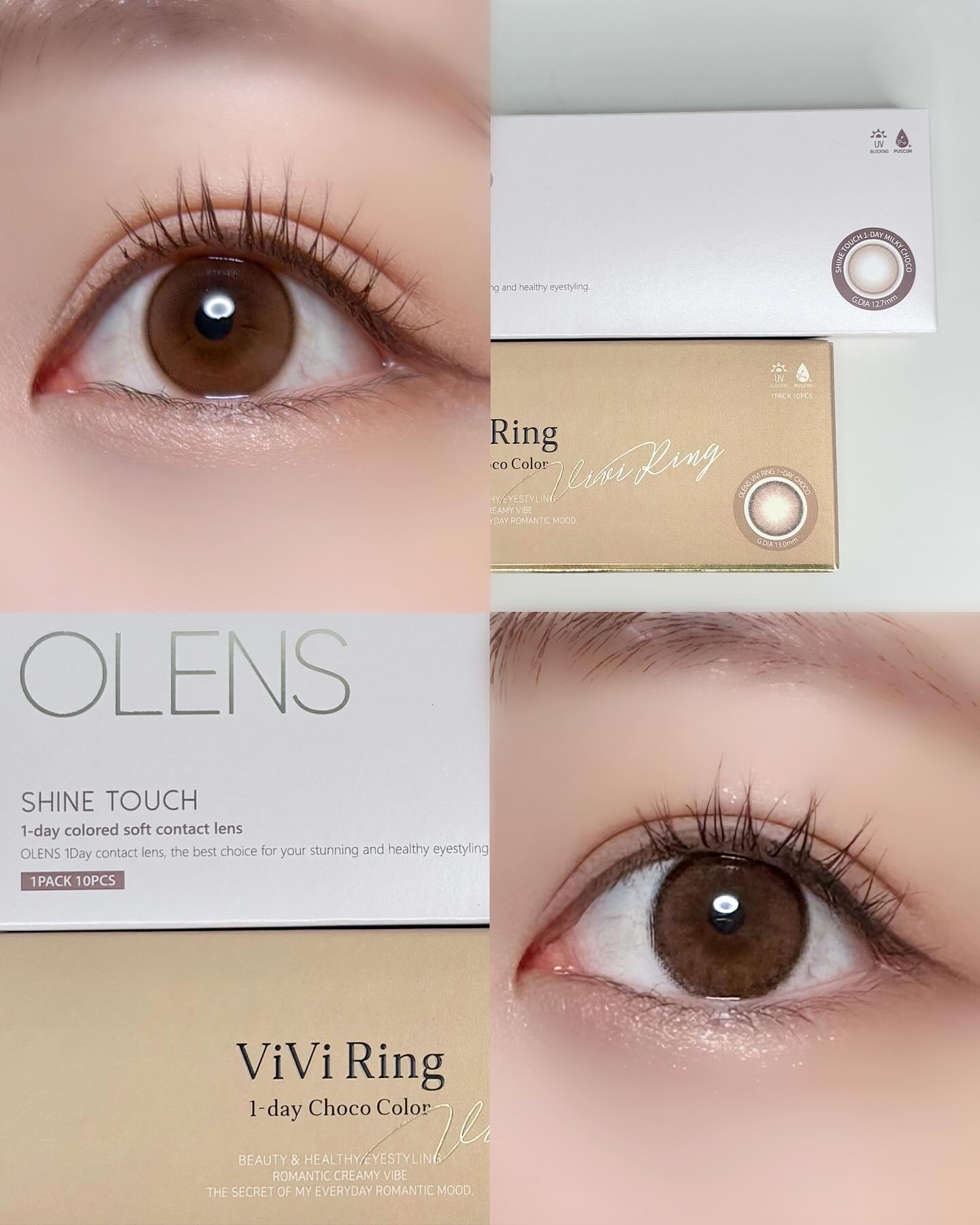 ViVi Ring 1Month/OLENS/カラーコンタクトレンズを使ったクチコミ（1枚目）