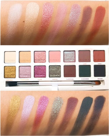 Sigma Makeup(海外) ENCHANTEDのクチコミ「#SIGMABEAUTY

【ENCHANTED EYESHADOW PALETTE】

《S.....」（3枚目）