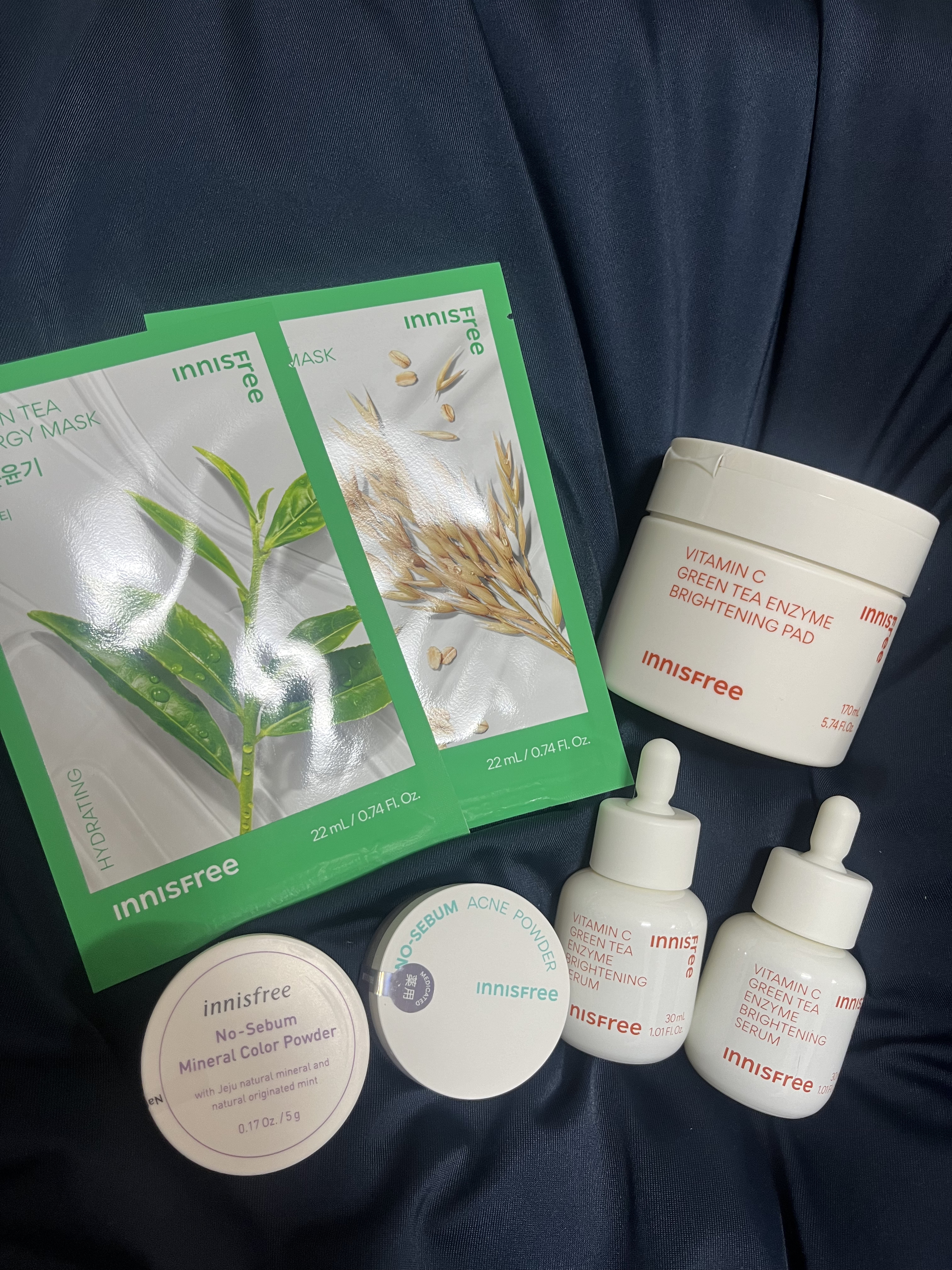 ノーセバム　ミネラルカラーパウダー　 バイオレット/innisfree/ルースパウダーを使ったクチコミ（1枚目）