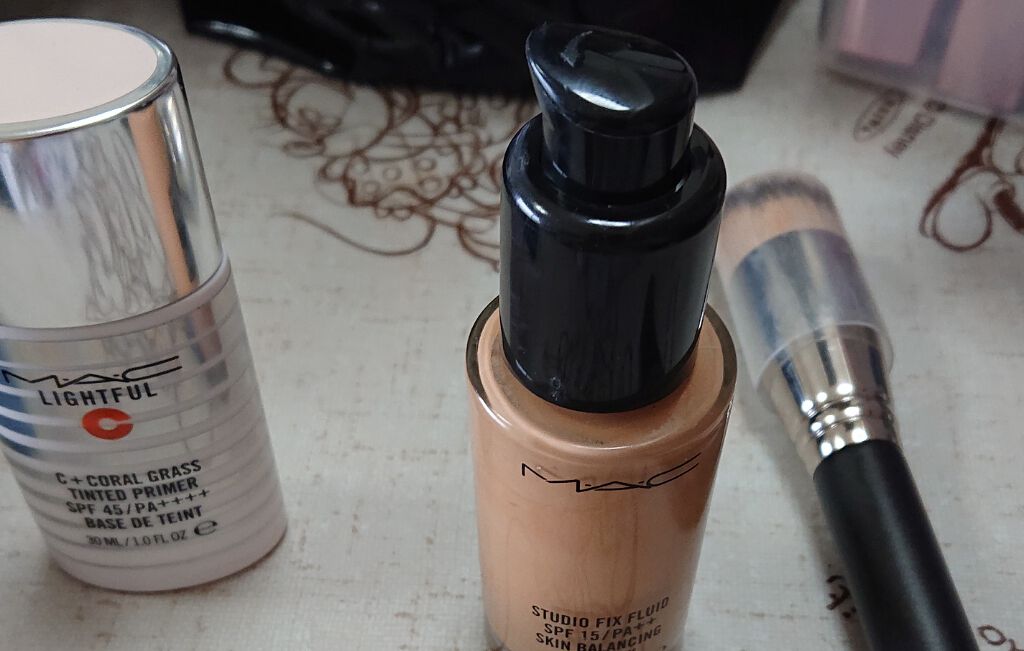 #170 シンセティック ラウンド スラント ブラシ/M・A・C/メイクブラシを使ったクチコミ（1枚目）