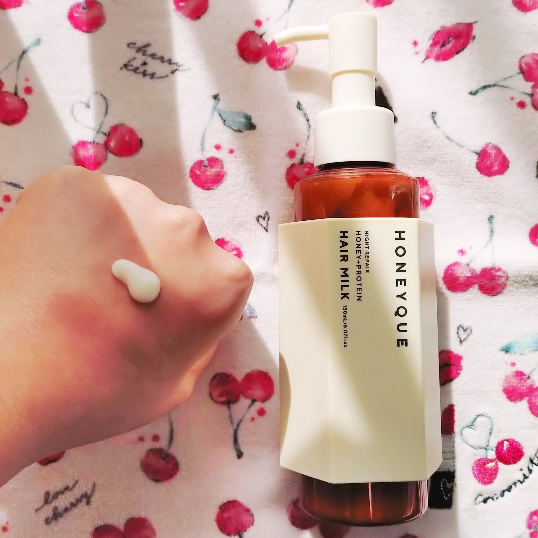 ナイトリペア 2WAY ヘアミルク モイスト/ハニーク/ヘアミルクを使ったクチコミ（2枚目）