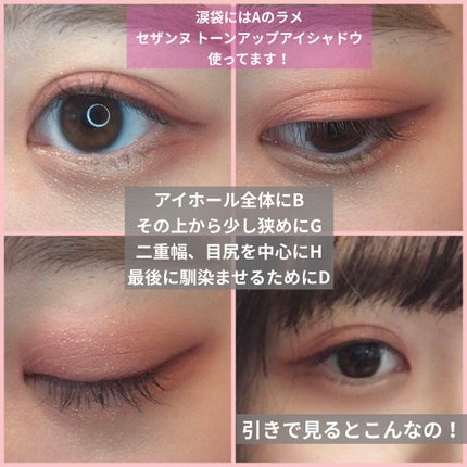 Love Bear 9色 アイシャドウパレット/FlowerKnows/アイシャドウパレットを使ったクチコミ(4枚目)