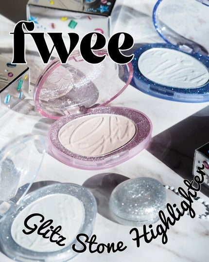 フィー グリッツストーンハイライター/fwee/パウダーハイライトを使ったクチコミ(5枚目)