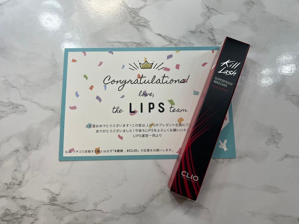 キル ラッシュ スーパープルーフ マスカラ/CLIO/マスカラを使ったクチコミ(1枚目)
