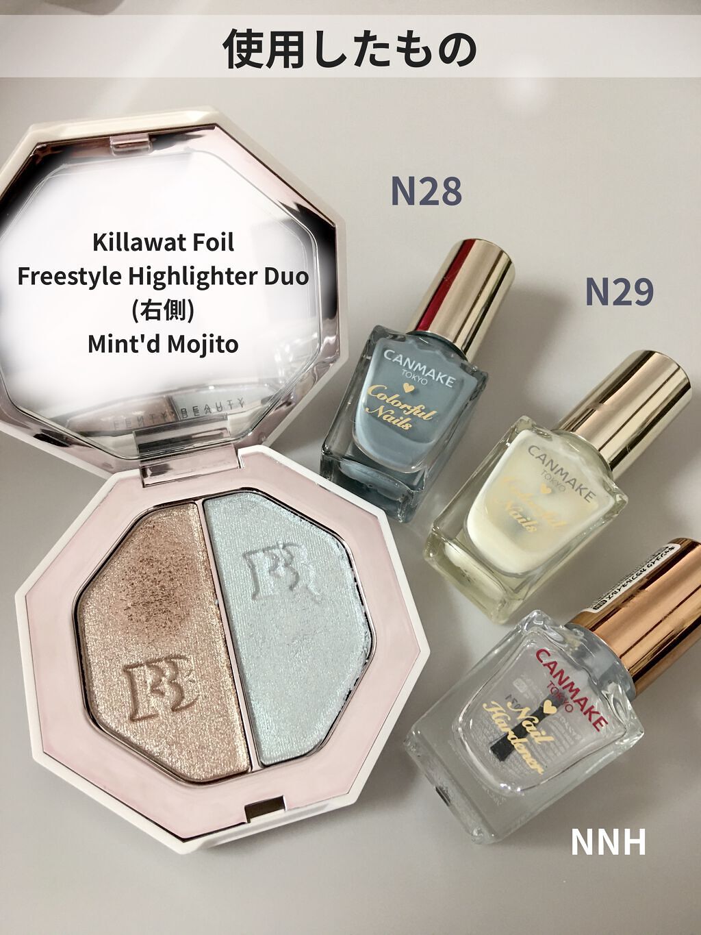 KILLAWATT FREESTYLE HIGHLIGHTER DUO/FENTY BEAUTY BY RIHANNA/パウダーハイライトを使ったクチコミ（2枚目）