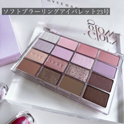 ソフトブラーリングアイパレット/wakemake/アイシャドウパレットを使ったクチコミ(2枚目)