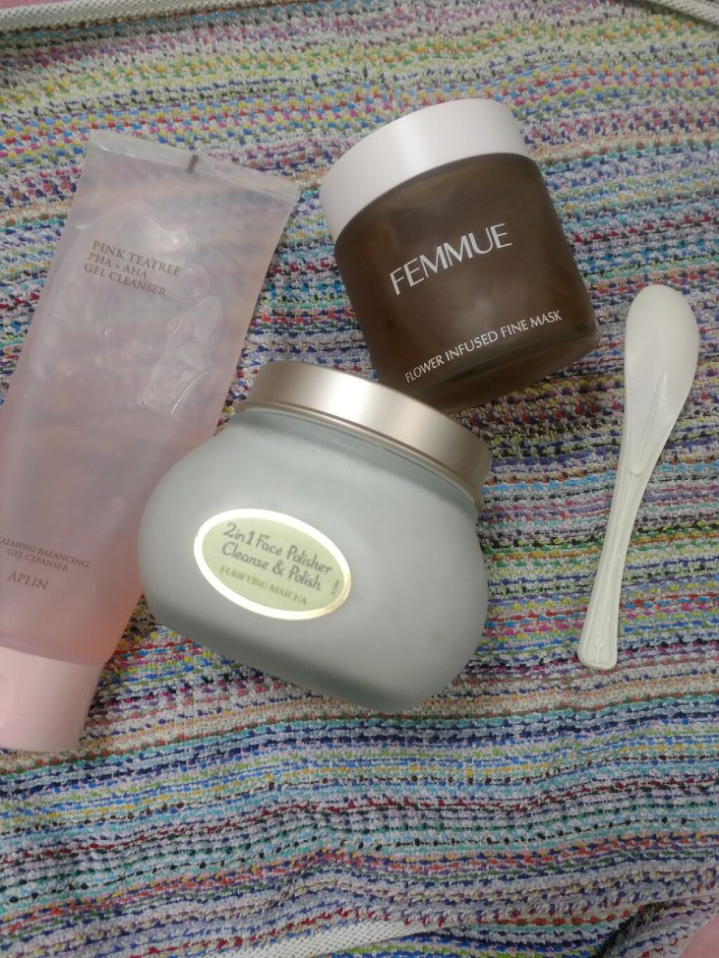 フラワーインフューズド ファインマスク/FEMMUE/洗い流すパック・マスクを使ったクチコミ（2枚目）