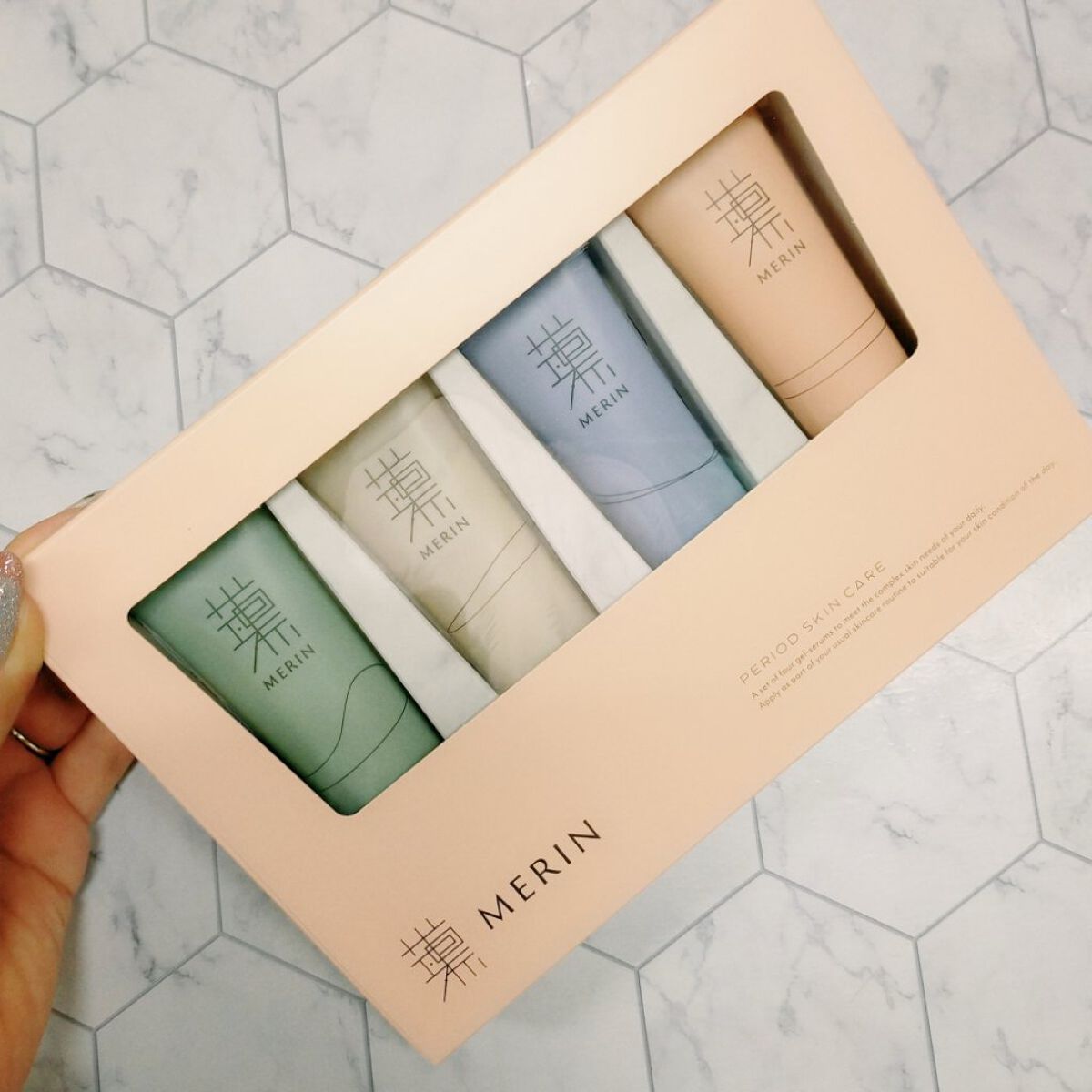 ピリオドスキンケア 美容ジェルクリーム マンスリーセット /MERIN/スキンケアキットを使ったクチコミ（3枚目）