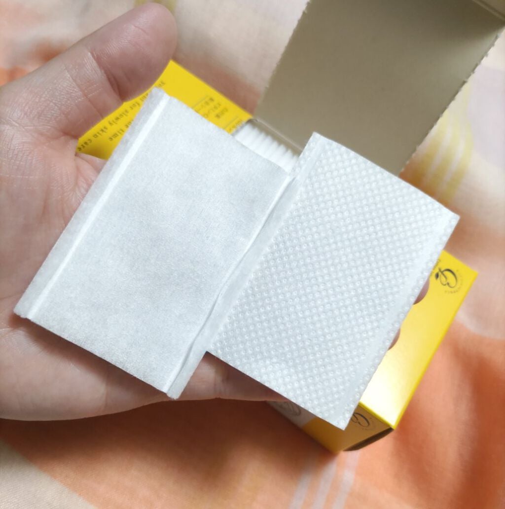 美容成分をはさんだとけだすスキンケアコットン ビタミンC in /コットン・ラボ/コットンを使ったクチコミ(3枚目)