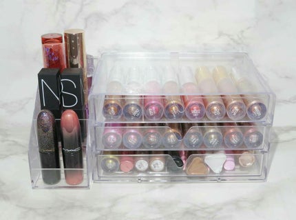 3段式クリアーケース/DAISO/その他化粧小物を使ったクチコミ(1枚目)