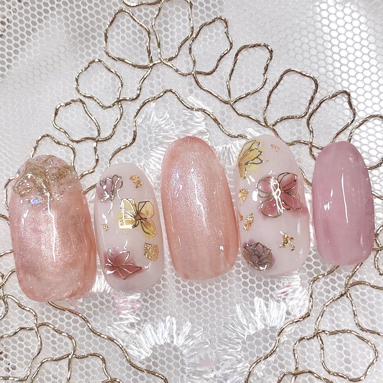 ジェルネイル（ライト対応）/セリア/ジェルネイルを使ったクチコミ（1枚目）