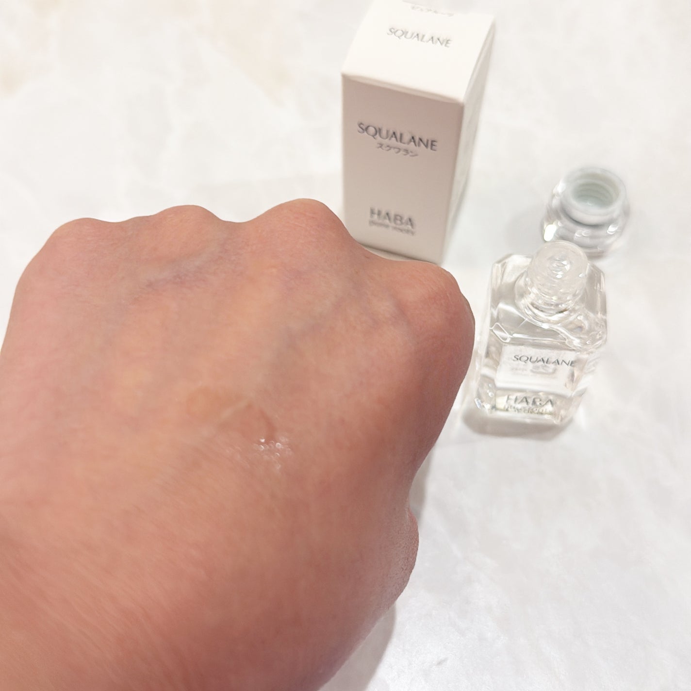 高品位「スクワラン」/HABA/フェイスオイルを使ったクチコミ(6枚目)