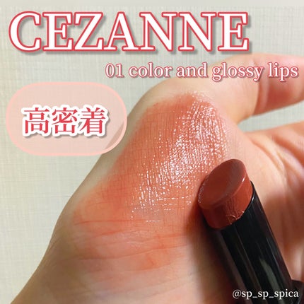 リップカラーシールド/CEZANNE/口紅を使ったクチコミ(1枚目)